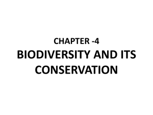 CHAPTER -4 BIODIVERSITY AND ITS