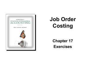 Chapter 17 - Accounting