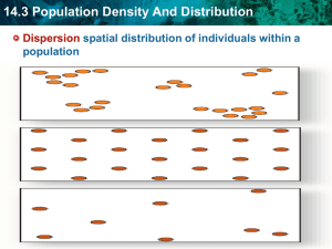 14.3 Population Density And Distribution