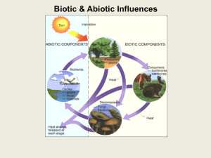 Biotic & Abiotic PPT