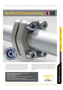Benefits of GS-flange technology - GS