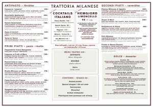 TRATTORIA MILANESE - Restaurangguiden.com