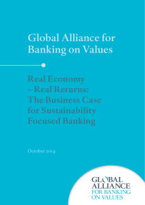 Real Returns - Global Alliance – For Banking on Values