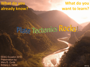 Plate Tectonics Rock Powerpoint