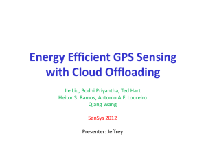 (v5) Energy Efficient GPS Sensing with Cloud Offloading