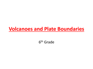 Volcanoes and Plate Boundaries
