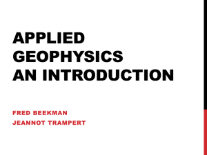 Applied Geophysics An Introduction
