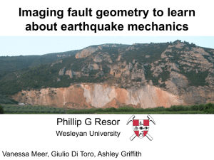 Imaging fault geometry to learn about earthquake