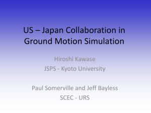 US-Japan collaboration on strong ground motion