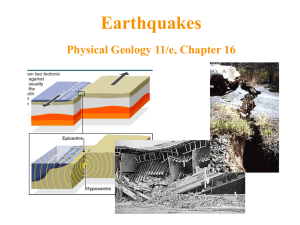 of Earthquakes