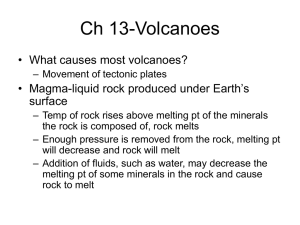 Ch 13-Volcanoes