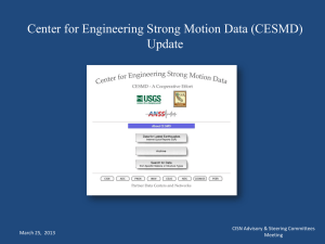 US National Center For Engineering Strong Motion Data