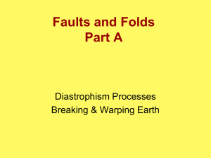 Faults & Folds, Part A