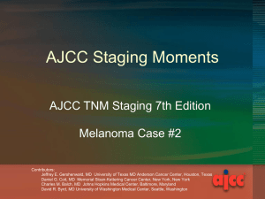 Staging Moments Melanoma Case 2