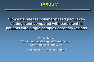 Slow-rate release polymer-based paclitaxel