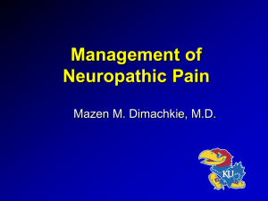 Painful Peripheral Neuropathy - University of Kansas Medical Center