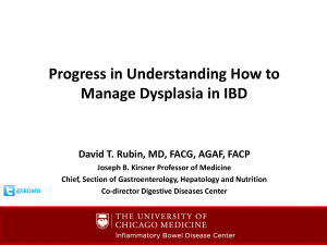 Can I Predict the Clinical Outcome of my IBD Patient?