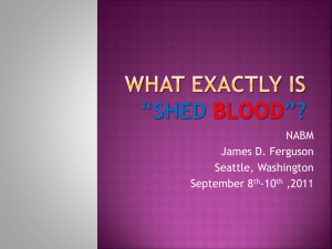 What is exactly is Shed Blood?