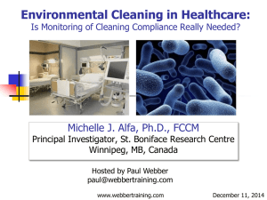 Environmental Cleaning: MRSA