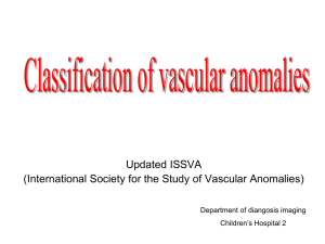 classification of vascular anomalies