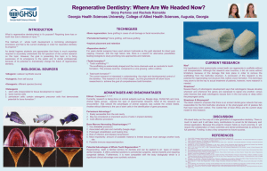 Regenerative Dentistry: Where are we headed now?