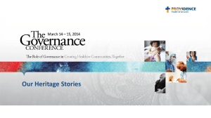 Our Heritage Slideshow - Providence Health & Services