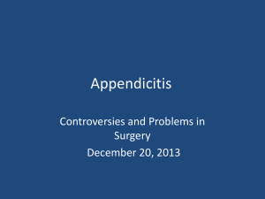 Appendicitis Arnold Berlin, MD