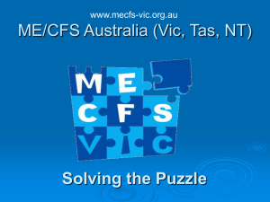 ME/CFS Society (SA) Inc. - ME/CFS Australia (Victoria)