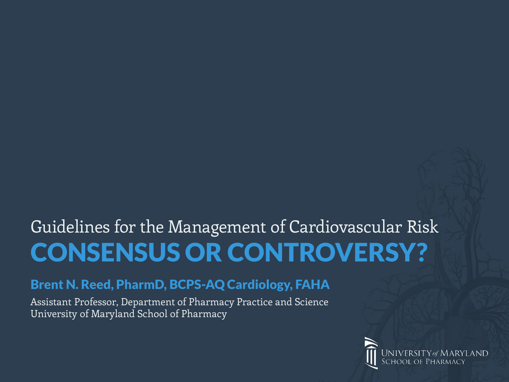Moderate to high Intensity Statin
