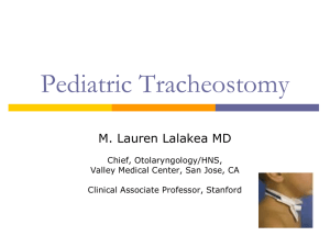 Tracheostomy--Introduction