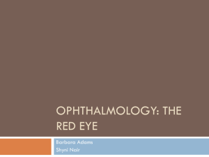 Ophthalmology - York General Practice VTS