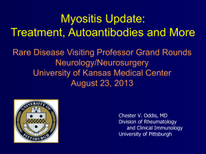 Myositis Update: Treatment, Autoantibodies and More
