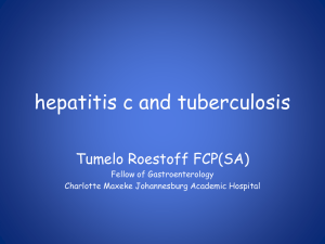 hepatitis c and tuberculosis