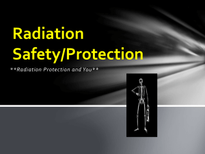 Radiation Safety/Protection