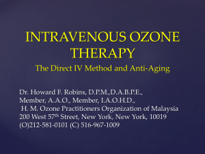 OZONE THERAPY - Lenicam Video Productions
