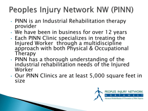 People`s Injury Network Presentation - Oregon Self