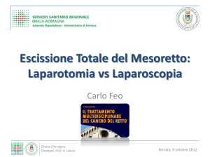 Laparotomia vs Laparoscopia