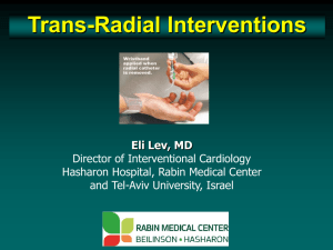 Radial_Catheterizations_2013 - Eli Lev MD - his