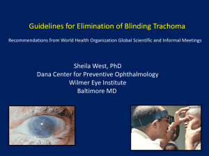 Dr Sheila West_ New Guidelines for Elimination of Blinding