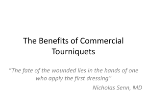 The Benefits of Commercial Tourniquets