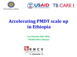 PMDT progress in Ethiopia