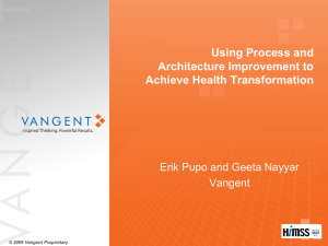 Using Process and Architecture Improvement to Achieve