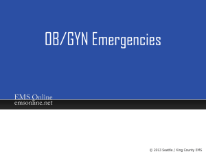 OB/GYN Emergencies