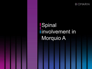 Morquio A: Spinal Involvement (PPT)