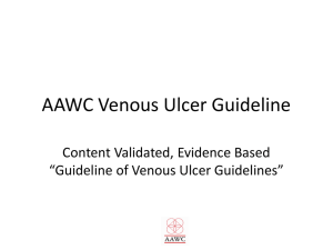 on VU care AAWC Venous Ulcer Guideline