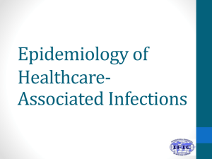 Epidemiology - International Federation of Infection Control