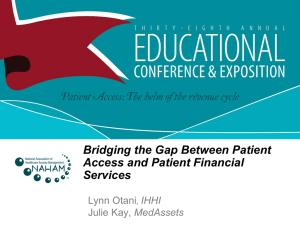 Bridging the Gap Between Patient Access and PFS