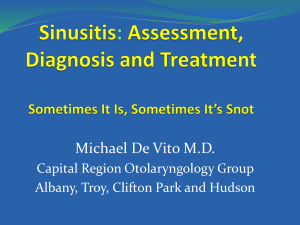 Otitis, Sinusitis and Bronchitis