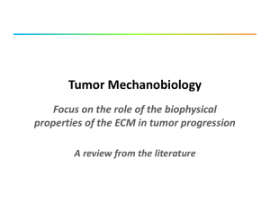 Mechanobiology of Tumor