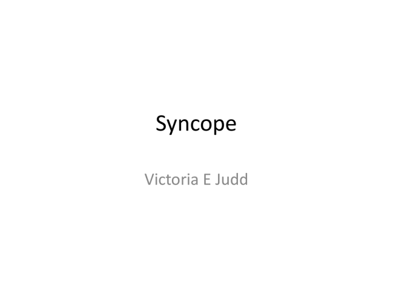 Syncope